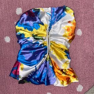 GORGEOUS RAMPAGE SATIN BUSTIER/TUBE TOP